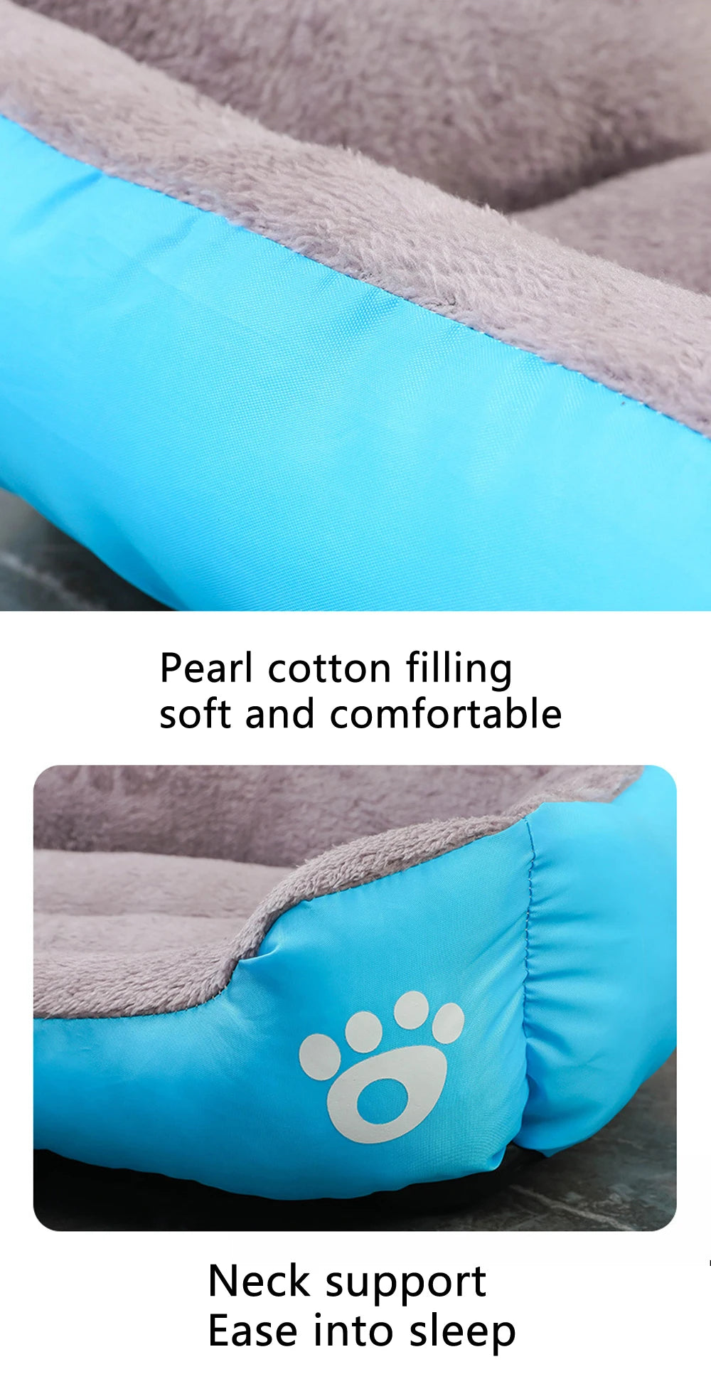 Purely Pawsome™ Soft Square Large Dog Sofa - Elastic Cushion Winter Warm Kennel