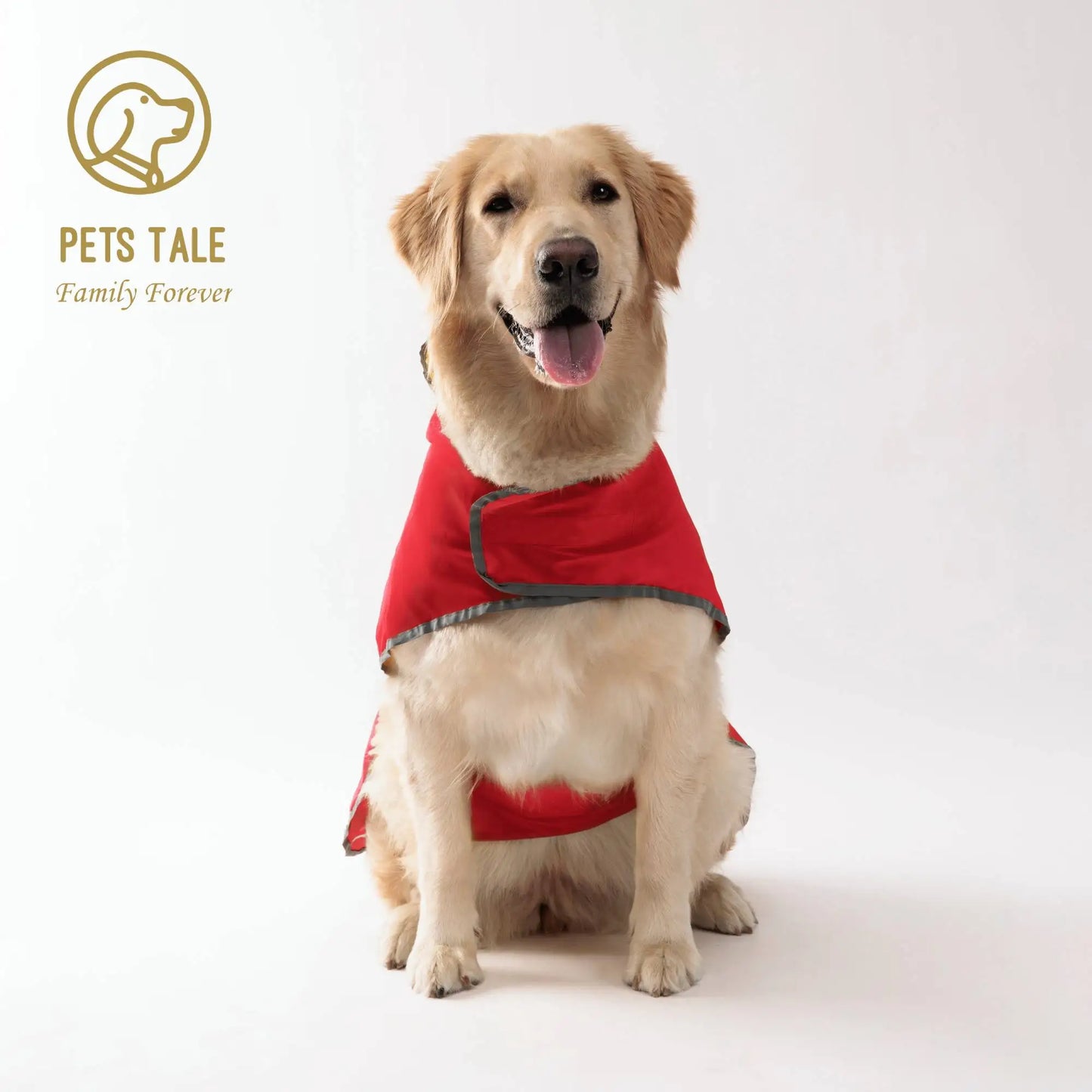 Purely Pawsome™ Waterproof Double-Layer Dog Raincoat - Bright Yellow Reflective Puppy Rain Jacket for Small & Medium Dogs
