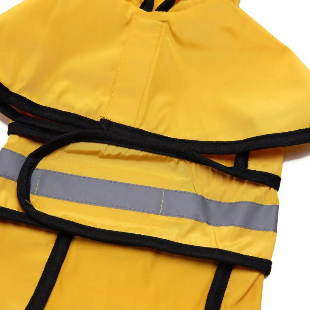Purely Pawsome™ Waterproof Reflective Dog Raincoat - Full-Cover 4-Leg Protection for Small Dogs