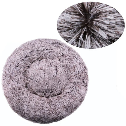 Purely Pawsome™ Round Pet Bed - Super Soft Plush Dog House for Large Dogs (40-90cm, 6 Sizes)