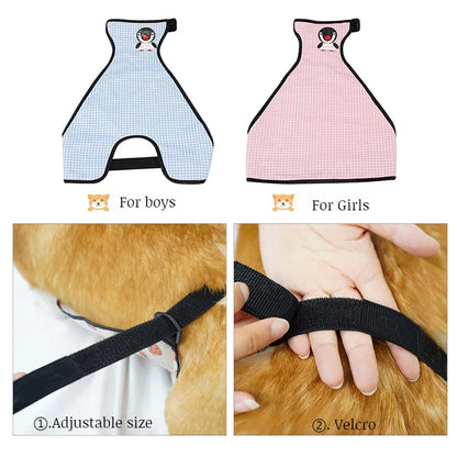 Purely Pawsome™ Dog Belly Cover - Breathable Anti-Dirty Waterproof Belly Band Apron