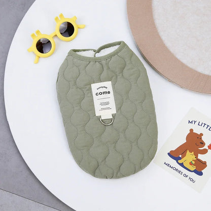 Purely Pawsome™ Warm Winter Pet Vest Jacket - Cotton Coat for Small & Medium Puppies