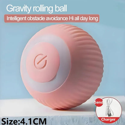 Purely Pawsome™ Interactive Cat Ball - Automatic Indoor Rolling Cat Toy Electric Smart Ball