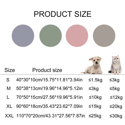 Purely Pawsome™ Pet Sofa Sleeping Bed - Large Dog House with Winter Warm Cushion