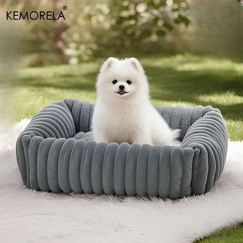 Purely Pawsome™ Orthopedic Plush Dog Bed - High Resilience Support Mattress for Medium & Large Dogs