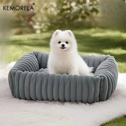 Purely Pawsome™ Orthopedic Plush Dog Bed - High Resilience Support Mattress for Medium & Large Dogs