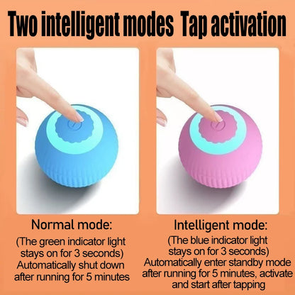 Purely Pawsome™ Interactive Cat Ball - Automatic Indoor Rolling Cat Toy Electric Smart Ball