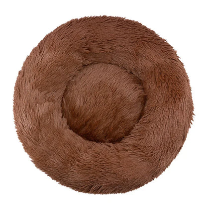 Purely Pawsome™ Round Pet Bed - Super Soft Plush Dog House for Large Dogs (40-90cm, 6 Sizes)