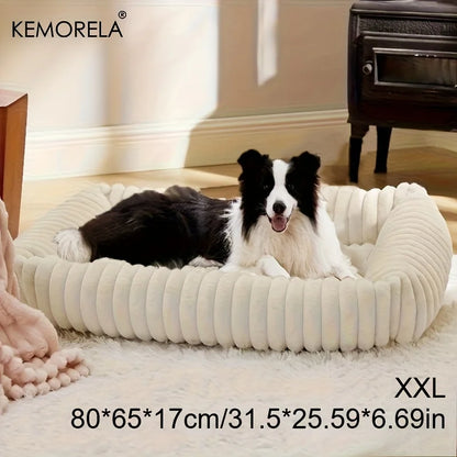 Purely Pawsome™ Orthopedic Plush Dog Bed - High Resilience Support Mattress for Medium & Large Dogs