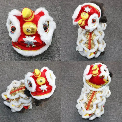 Purely Pawsome™ Lion Dance Dog Costume - Chinese New Year Festival Outfit for Dogs & Cats