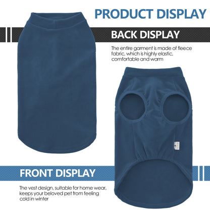 Purely Pawsome™ Fleece Dog Sweater - Stretchy Pullover Soft Jacket for All Sizes