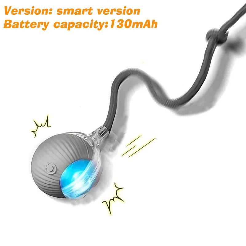 Purely Pawsome™ Cat Interactive Ball Toy - Automatic Rolling Rechargeable Smart Kitten Ball
