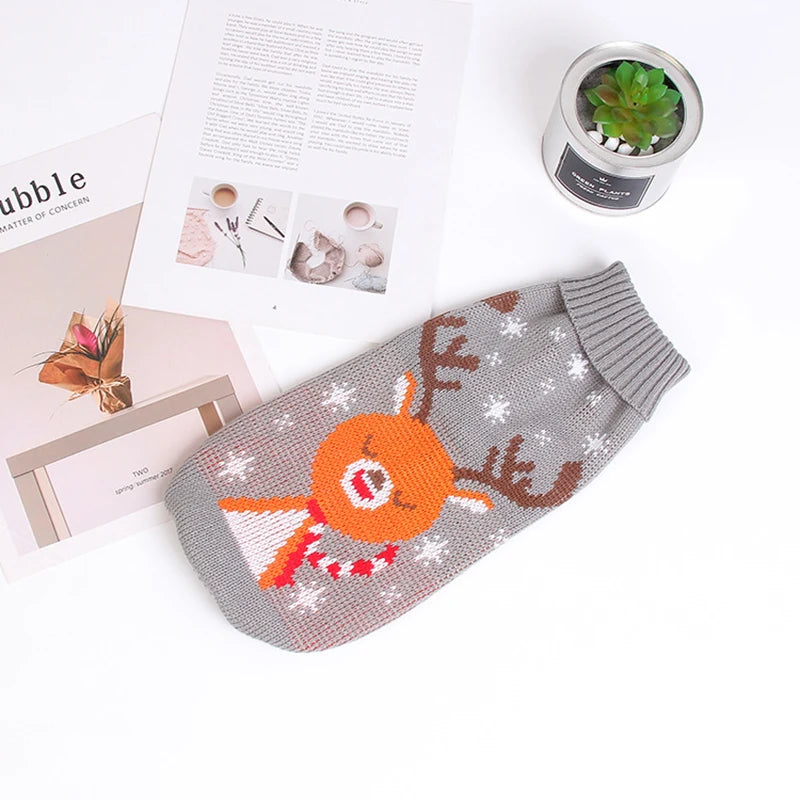 Purely Pawsome™ Cozy Knitted Dog Sweater - Winter Warmth for Small & Medium Dogs
