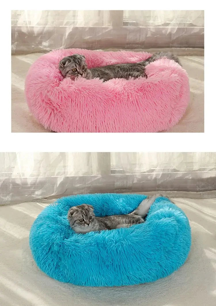Purely Pawsome™ Rectangle Plush Dog Bed - Winter Warm Mat for Small, Medium & Big Pets