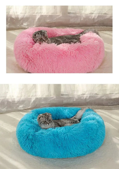 Purely Pawsome™ Rectangle Plush Dog Bed - Winter Warm Mat for Small, Medium & Big Pets