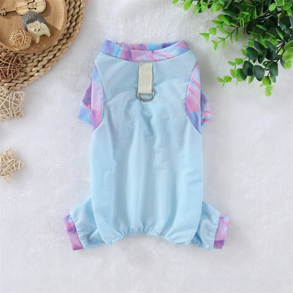 Purely Pawsome™ Ice Silk Dog Cooling Jumpsuit - Breathable Summer Mesh Vest