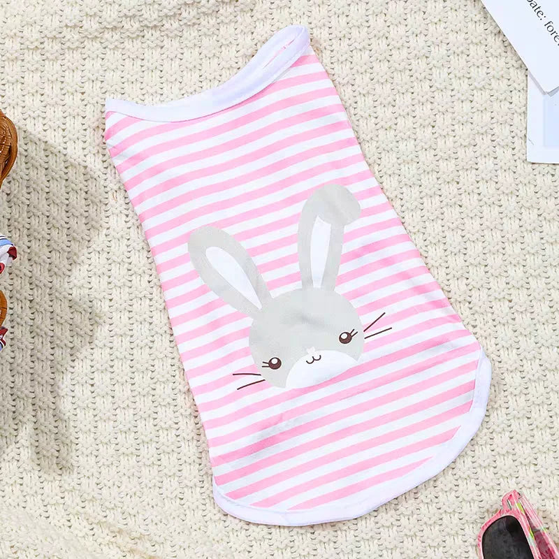Purely Pawsome™ Cute Summer Cooling Vest - Cartoon Soft Clothing for Dogs