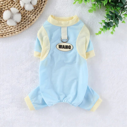 Purely Pawsome™ Ice Silk Dog Cooling Jumpsuit - Breathable Summer Mesh Vest