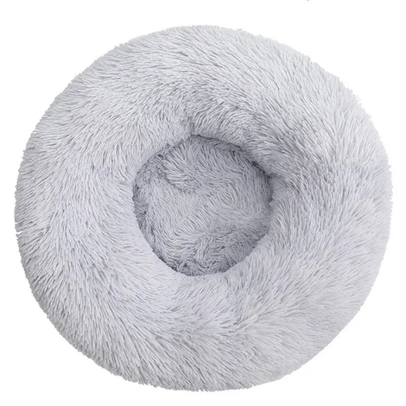 Purely Pawsome™ Round Pet Bed - Super Soft Plush Dog House for Large Dogs (40-90cm, 6 Sizes)