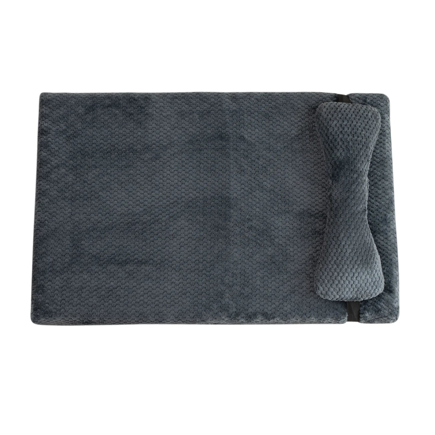 Purely Pawsome™ Warm Calming Dog Bed - Fluffy Plush Mat with Removable Winter Cover