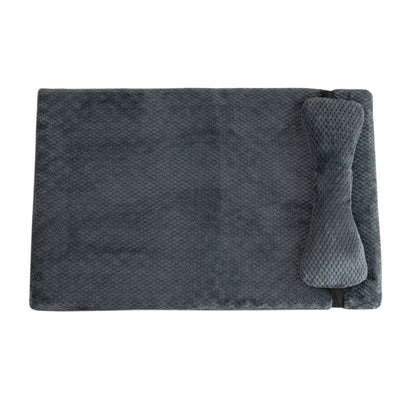 Purely Pawsome™ Warm Calming Dog Bed - Fluffy Plush Mat with Removable Winter Cover