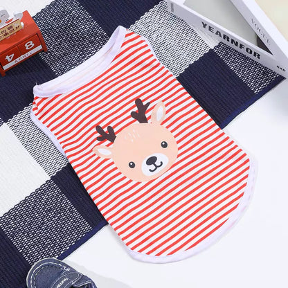 Purely Pawsome™ Cute Summer Cooling Vest - Cartoon Soft Clothing for Dogs