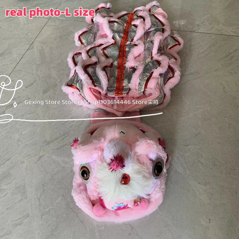 Purely Pawsome™ Lion Dance Dog Costume - Chinese New Year Festival Outfit for Dogs & Cats