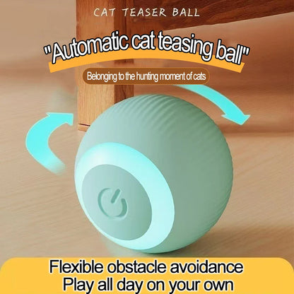 Purely Pawsome™ Interactive Cat Ball - Automatic Indoor Rolling Cat Toy Electric Smart Ball