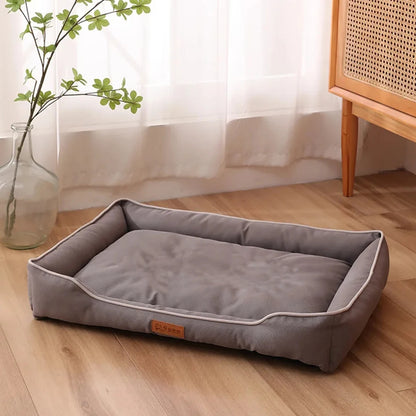 Purely Pawsome™ Four Season Square Dog Bed - Bite-Resistant Waterproof Mattress for Large Dogs