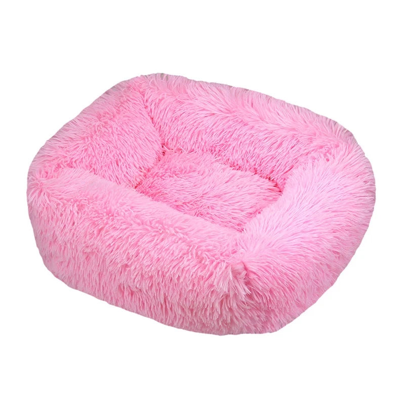 Purely Pawsome™ Rectangle Plush Dog Bed - Winter Warm Mat for Small, Medium & Big Pets