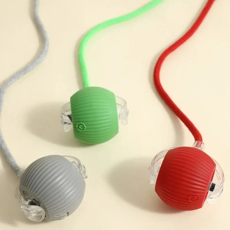 Purely Pawsome™ Cat Interactive Ball Toy - Automatic Rolling Rechargeable Smart Kitten Ball