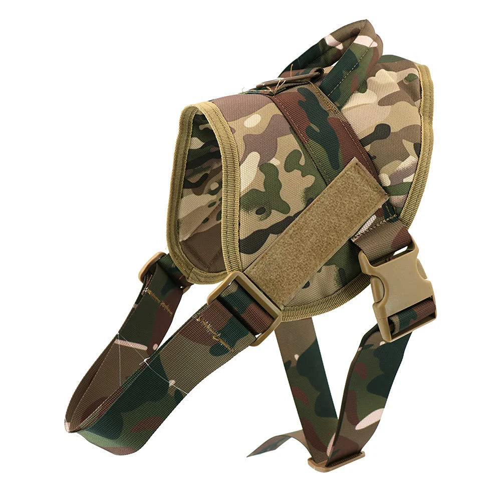 Purely Pawsome™ Tactical Dog Vest - Training Military Patrol Service Dog Harness with Handle