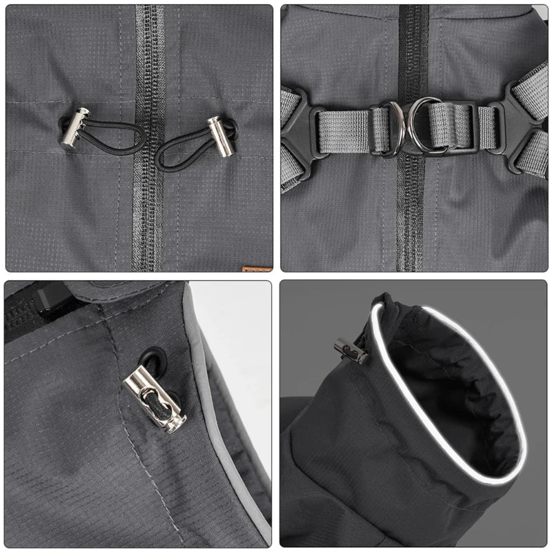 Purely Pawsome™ Waterproof Dog Raincoat - Windproof Puppy Rainwear for All Sizes