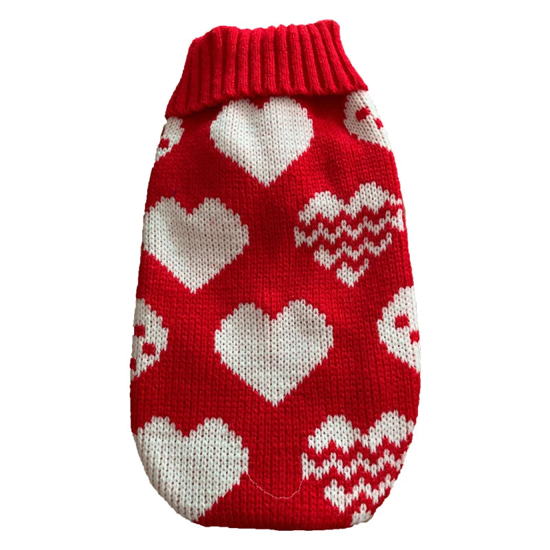 Purely Pawsome™ Cozy Knitted Dog Sweater - Winter Warmth for Small & Medium Dogs