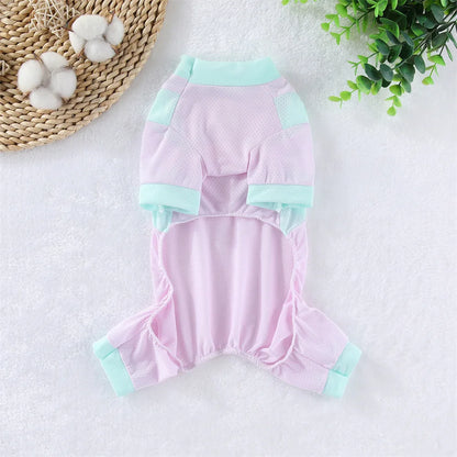 Purely Pawsome™ Ice Silk Dog Cooling Jumpsuit - Breathable Summer Mesh Vest