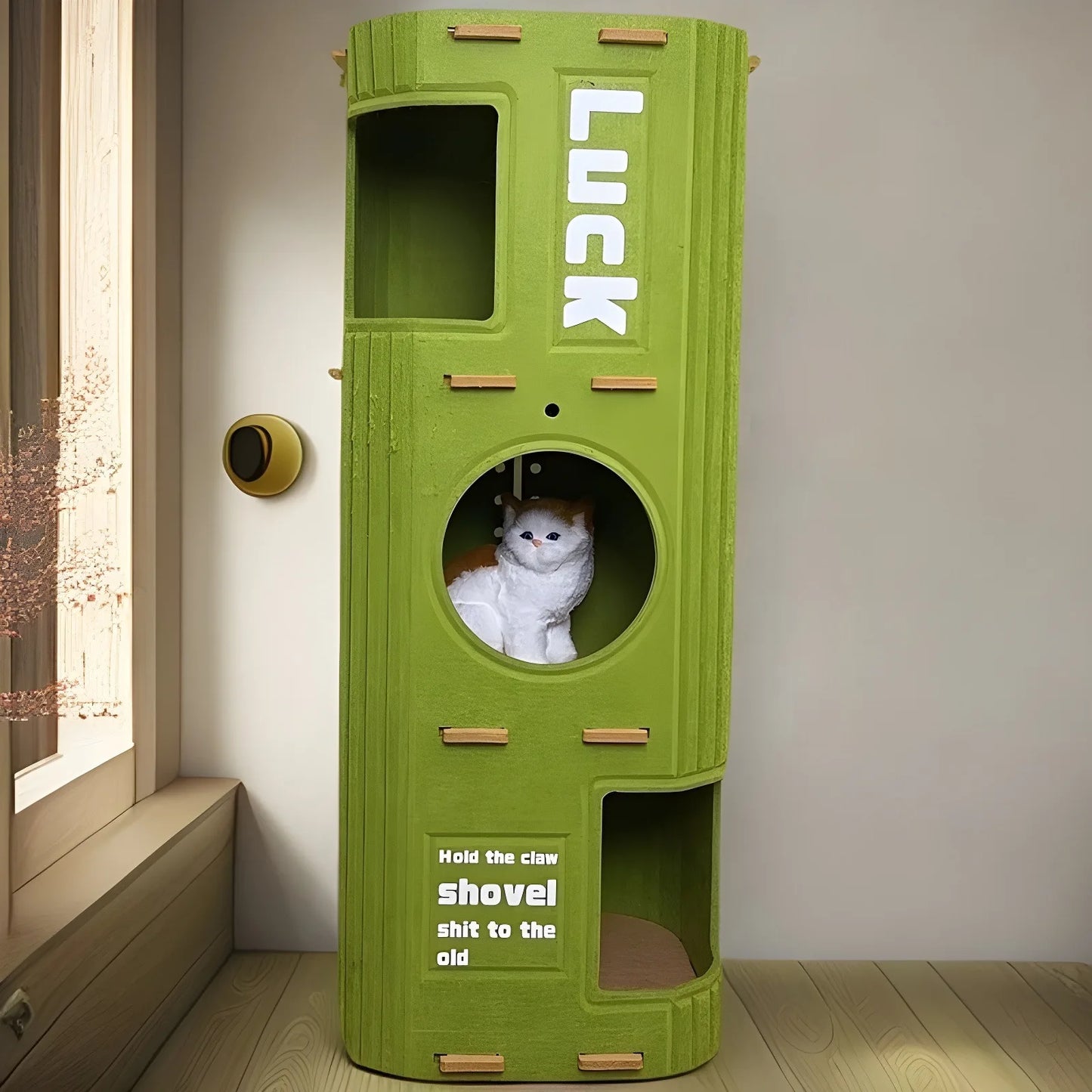 Multi-Layer Cat Nest Cat Climbing Frame Integrated Closed Security Cat Sleeping Nest Scratch-Resistant Wear-Resistant Four-Seas