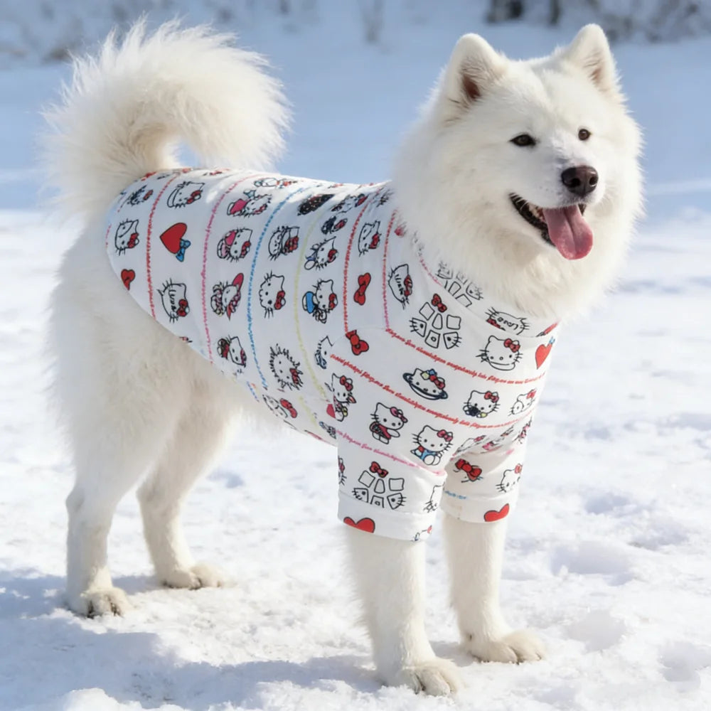 Purely Pawsome™ Fashionable Sanrio Pet T-Shirt - Soft Printed Sleeveless Top