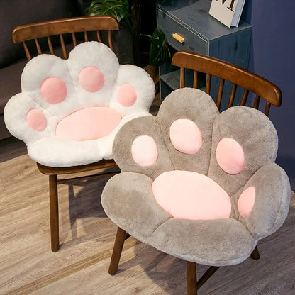 Purely Pawsome™ Kawaii Cat Paw Plush Cushion - 70x60cm Soft Stuffed Floor Chair Sofa Pad