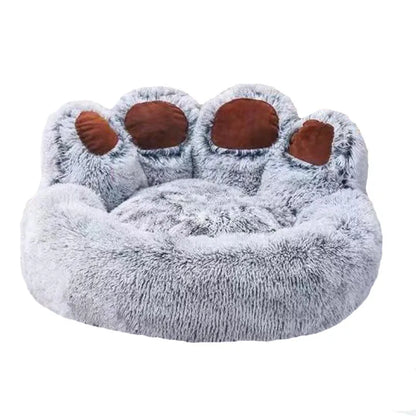 Purely Pawsome™ Fluffy Winter Dog Bed - Plush Kennel Sofa Basket for Large Dogs