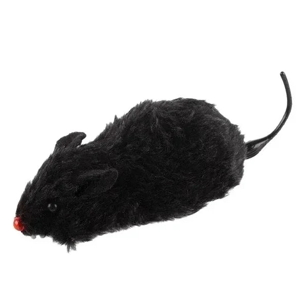 Purely Pawsome™ Lifelike Plush Mouse Toy - Funny Running Rat for Cats Dogs Tail Mouse Pets