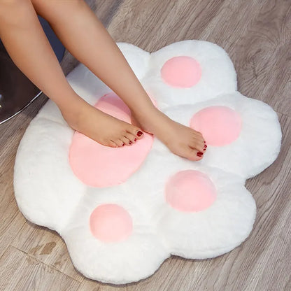 Purely Pawsome™ Kawaii Cat Paw Plush Cushion - 70x60cm Soft Stuffed Floor Chair Sofa Pad