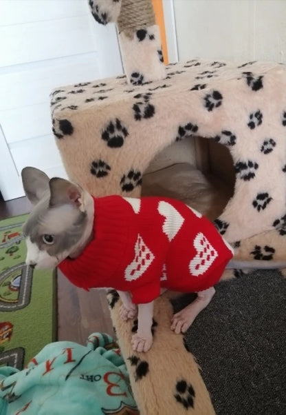 Purely Pawsome™ Cozy Knitted Dog Sweater - Winter Warmth for Small & Medium Dogs