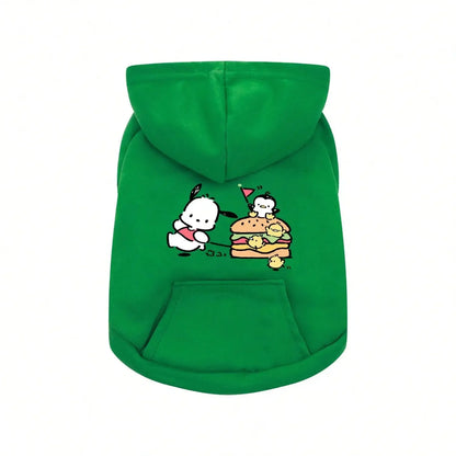 Purely Pawsome™ Cat & Dog Hoodie - Cartoon Sports Style Pet Clothing
