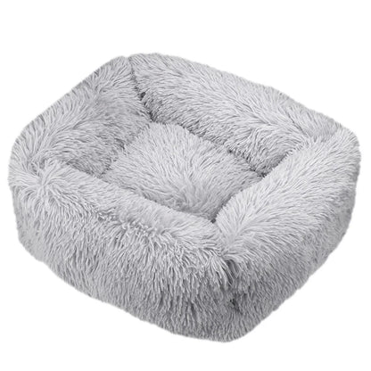 Purely Pawsome™ Rectangle Plush Dog Bed - Winter Warm Mat for Small, Medium & Big Pets
