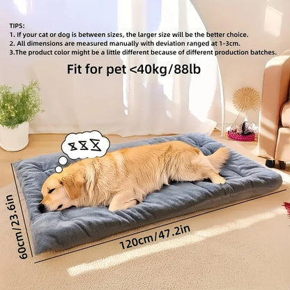 Purely Pawsome™ Extra Large Plush Dog Bed - Thickened Super Soft Sofa Mat for Large Dogs