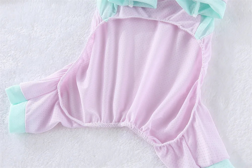 Purely Pawsome™ Ice Silk Dog Cooling Jumpsuit - Breathable Summer Mesh Vest