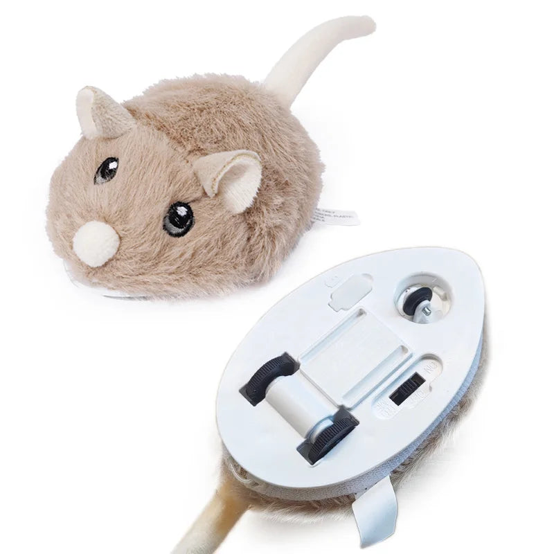 Purely Pawsome™ Electric Interactive Mouse Cat Toy - Funny Plush Smart Pet Movement Toy