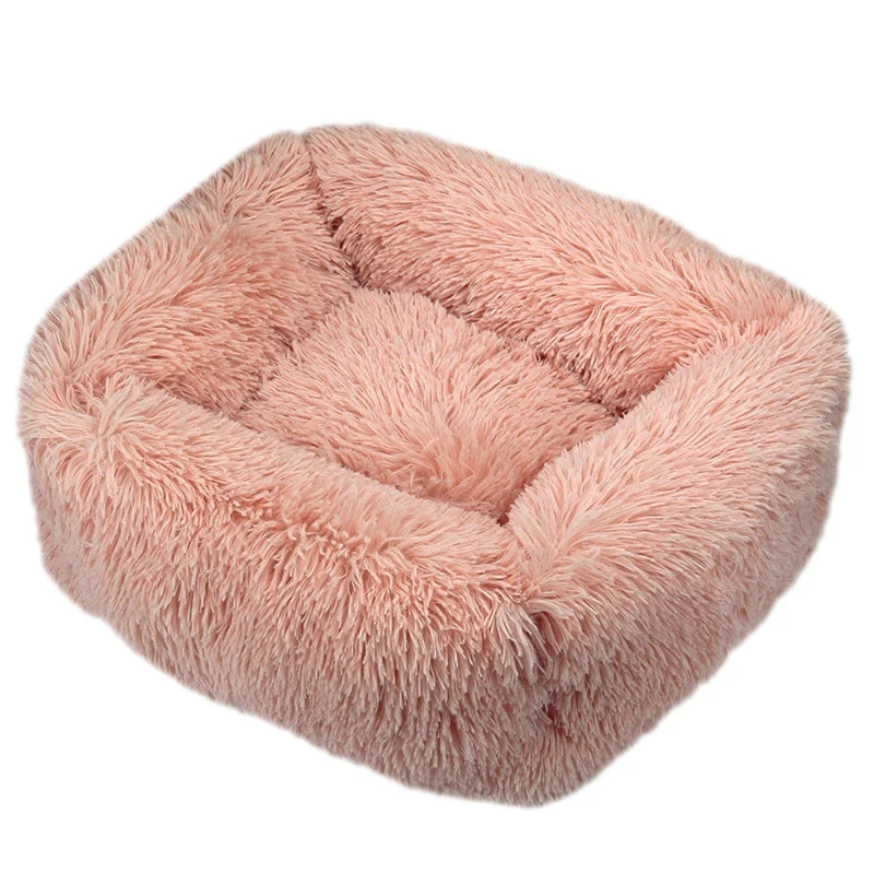 Purely Pawsome™ Rectangle Plush Dog Bed - Winter Warm Mat for Small, Medium & Big Pets