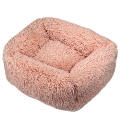 Purely Pawsome™ Rectangle Plush Dog Bed - Winter Warm Mat for Small, Medium & Big Pets