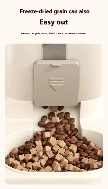 Purely Pawsome™ Automatic Pet Feeder & Waterer Set - Leak-Proof Gravity Design